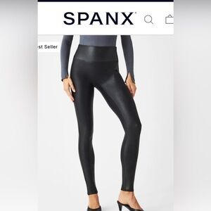 Spank faux leather leggings sz1x